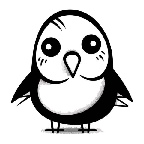 cute little penguin cartoon vector illustration graphic design i