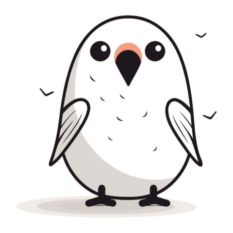 cute bird design. vector illustration eps10 graphic flat style