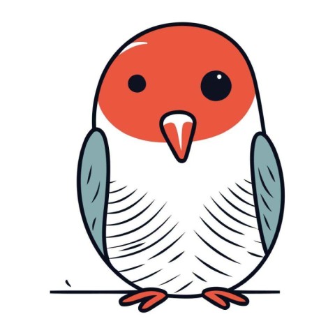 cute bird cartoon icon vector illustration design graphic vector