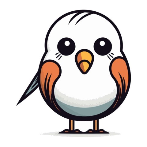 cute bird cartoon icon vector illustration design graphic flat i