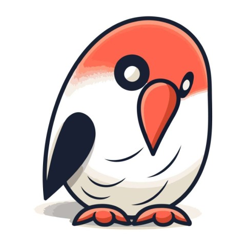 Penguin icon. Cartoon illustration of penguin vector icon for we