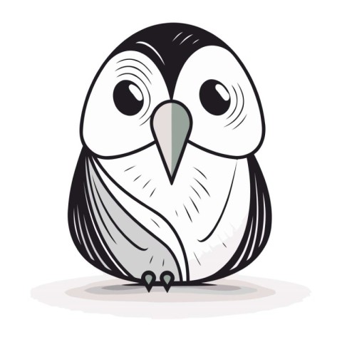 Owl cartoon icon. Animal cute and creature theme. Colorful desig