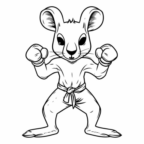 Mouse Cartoon Mascot of a Mouse.