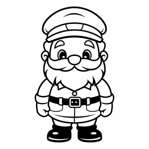 santa claus christmas character vector illustration design vecto