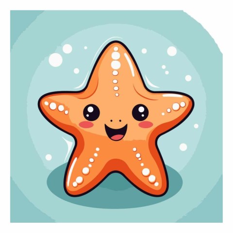 Cute starfish of a cute starfish.