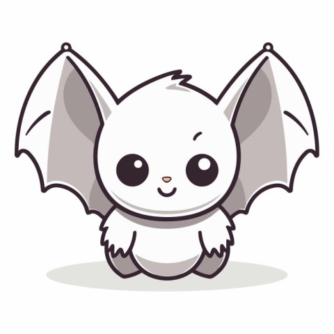 Cute cartoon bat of a cute cartoon bat.