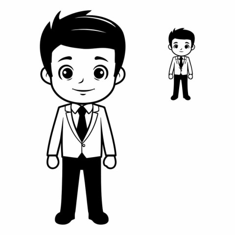 Businessman cartoon icon. Male avatar person people and human th