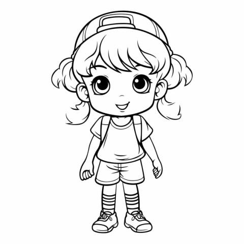 child. clipart. little. girl. kid. drawing. cute. clip art. ador