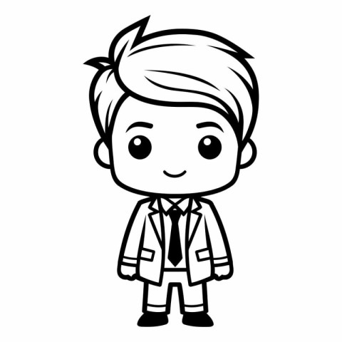 businessman avatar character icon vector illustration design  bl