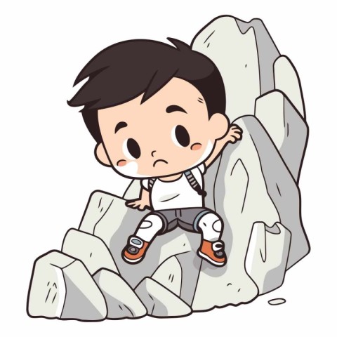 rock. climb. climbing. climber. mountain. child. little. cartoon