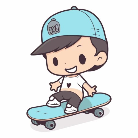 Boy riding skateboard of a boy riding a skateboard.