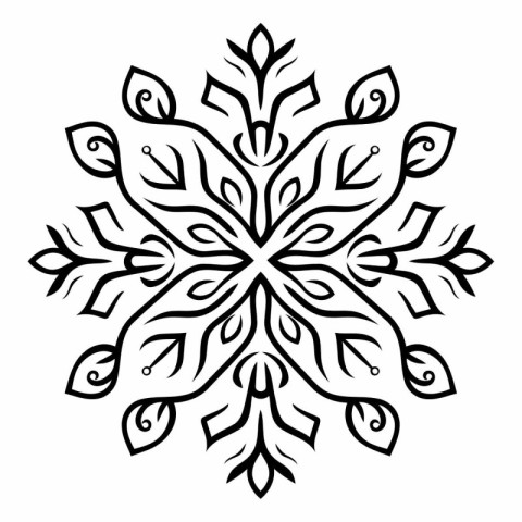 Mandala. Ethnic decorative element. Hand drawn backdrop. Islam.