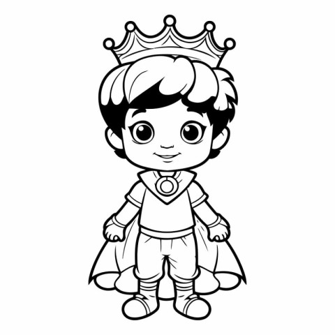 Superhero Boy Cartoon Mascot Character Vector Illustration Graph