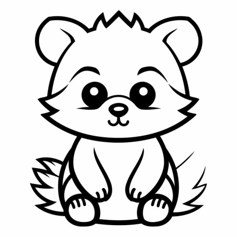 cute little hamster cartoon vector illustration graphic design i