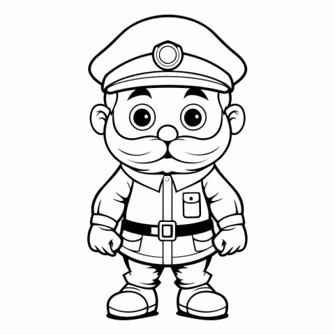 Soldier Cartoon Mascot Character Mascot Vector Illustration