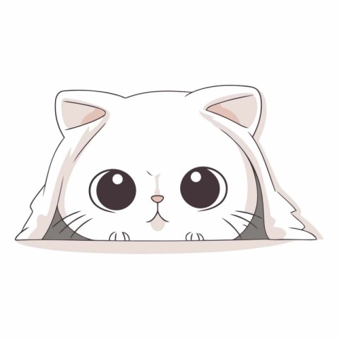 cute cat kawaii isolated icon design  graphic