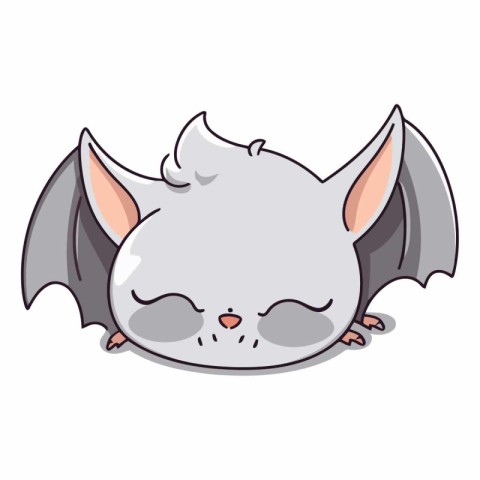 Cute cartoon bat of a funny cartoon bat.