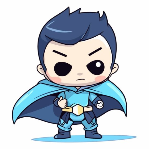 Superhero Boy - Cute Cartoon Vector IllustrationÃ¯Â»Â¿