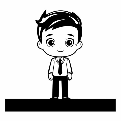 Businessman cartoon icon. Male avatar person people and human th