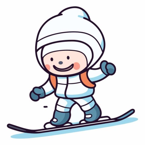 snowboard. ski. winter. snow. cold. cartoon. kid. season. little