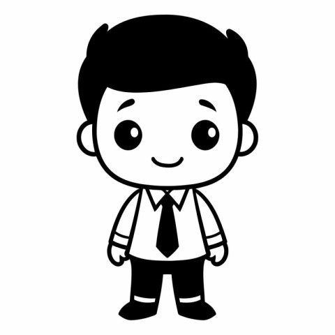 businessman cartoon on white background. eps10