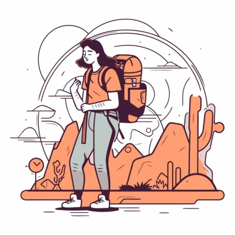 hiker. backpack. tourist. explorer. travel. adventure. hiking. t