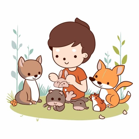 pet. little. child. illustration. mammal. small. kid. animal. ch