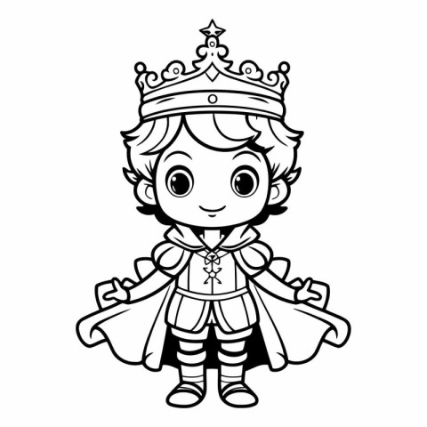 Coloring Page Outline Of Cartoon Superhero Boy Mascot Character