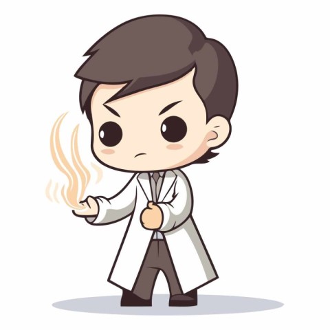 Kung fu master - Mascot Cartoon Character Illustration design