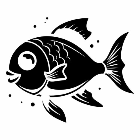 Tropical fish icon. Simple illustration of tropical fish vector