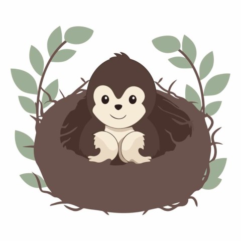 cute animal design eps10 graphic flat style