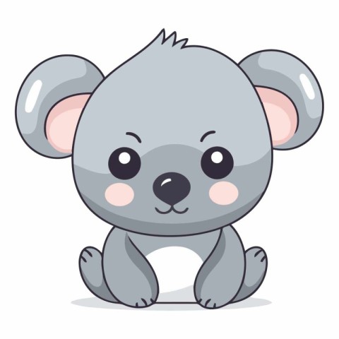 Cute koala character of a cute koala.