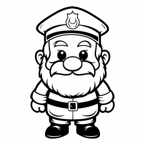 Sailor Cartoon Mascot Character Mascot Vector Illustration