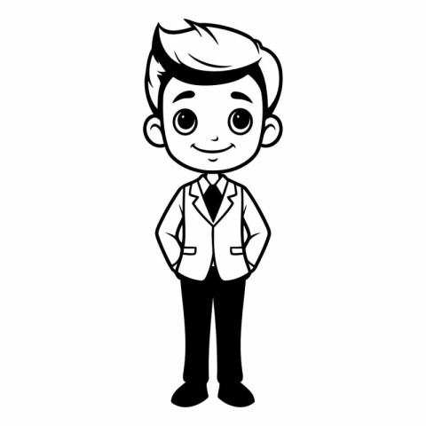 Businessman cartoon icon. Male avatar person people and human th