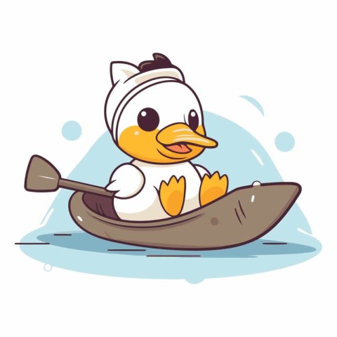 duck. paddle. boat. mascot. snowman. sledge. winter. snowflake.