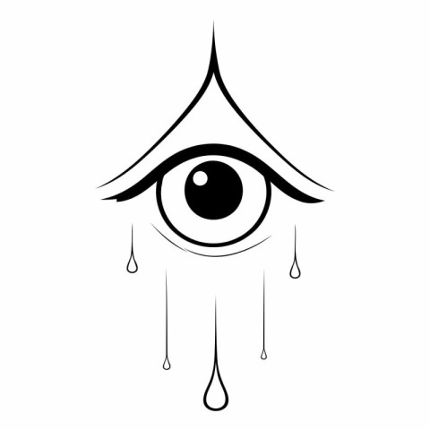 Eye of Horus icon. Simple illustration of eye of Horus vector ic