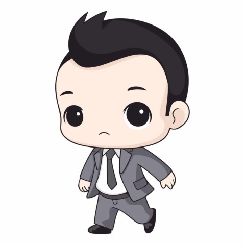 businessman in suit cartoon vector art illustration graphic desi