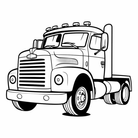 Truck icon of a truck for your design.