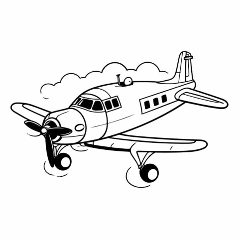 airplane icon cartoon isolated vector illustration graphic desig