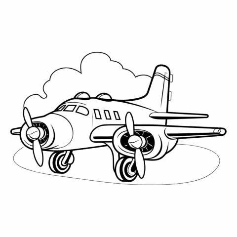 airplane icon cartoon isolated vector illustration graphic desig