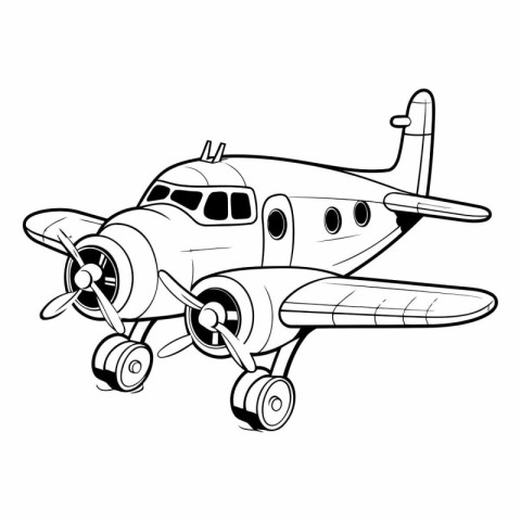 Airplane icon. Cartoon of airplane vector icon for web design is