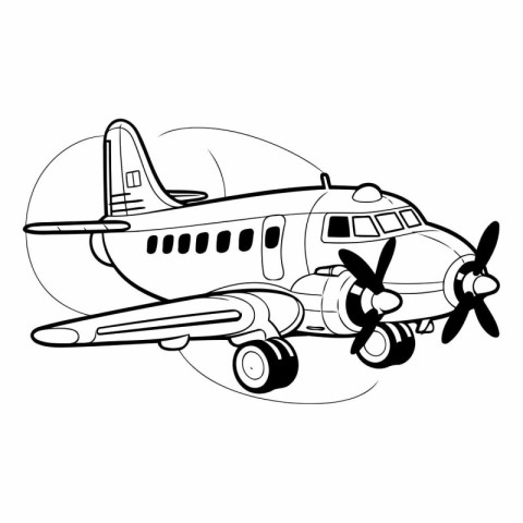 airplane icon cartoon isolated vector illustration graphic desig