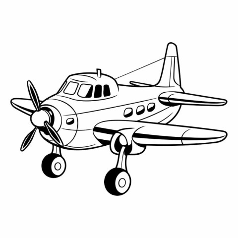 airplane icon cartoon isolated vector illustration graphic desig