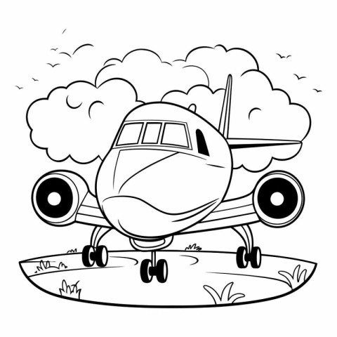 Airplane design. Plane transport travel trip air and aircraft th