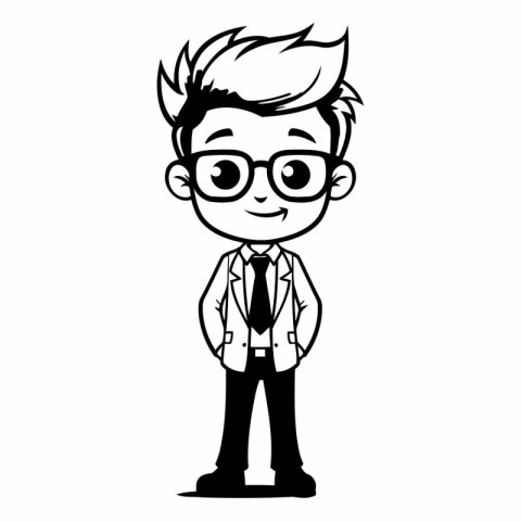 Businessman cartoon icon. Male avatar person people and human th