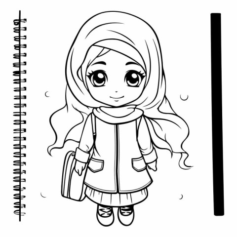 schoolkid. drawing. schoolchild. little. schoolgirl. girl. carto