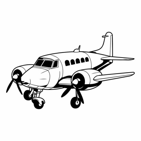 Plane icon. Simple illustration of plane vector icon for web des