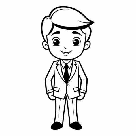 Businessman cartoon icon. Male avatar person people and human th