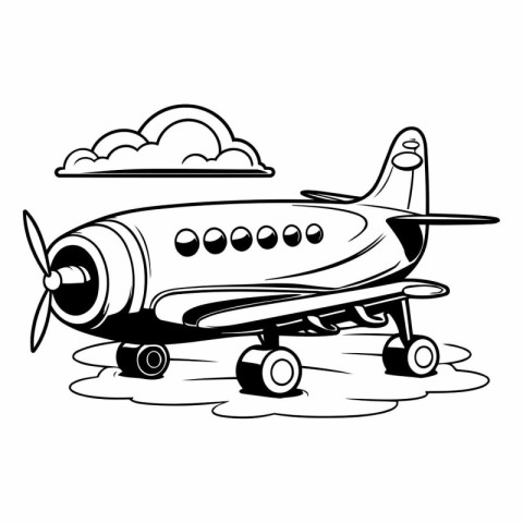 airplane transport vehicle icon vector illustration design graph