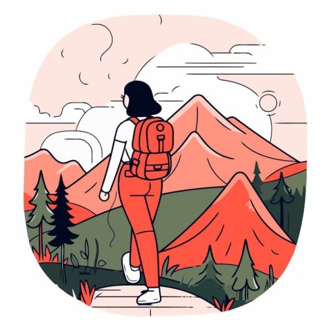 hiker. backpack. hike. adventure. camping. explorer. mountain. t